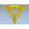 Corner Acanthus Cartouche STL 3D model for CNC