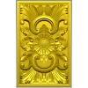 Барочный картуш с розеттой - STL 3D модель для ЧПУ