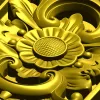 Барочный картуш с розеттой - STL 3D модель для ЧПУ