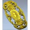 Ornate Oval Cartouche STL for CNC Router