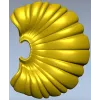 Shell Fan Relief - STL 3D model for CNC milling