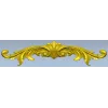 Ornamental Rococo Horizontal Applique STL 3D Model for CNC