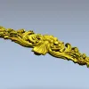 Рокайльный картуш stl модель для ЧПУ