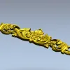 Baroque Acanthus Crest - STL 3D model for CNC