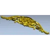Декоративный картуш в стиле рокайль - 3D модель STL для ЧПУ