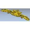 Барочный фриз с вазой - 3D модель в формате STL для ЧПУ