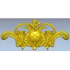 Regal Pineapple Cartouche - STL 3D model for CNC routing