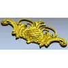 Regal Pineapple Cartouche - STL 3D model for CNC routing
