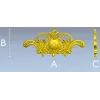Regal Pineapple Cartouche - STL 3D model for CNC routing