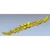 Acorn Laurel Swag - STL 3D model for CNC milling