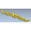 Acorn Laurel Swag - STL 3D model for CNC milling