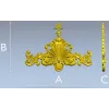 Baroque Shell Crest - STL 3D model for CNC carving