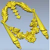Декоративный сваг в стиле классической резьбы - 3D модель STL для ЧПУ