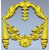 Декоративный сваг в стиле классической резьбы - 3D модель STL для ЧПУ