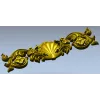 Ракушечный картуш - декоративный фриз в формате STL
