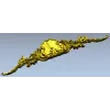 Ракушечный картуш в стиле рококо - 3D модель STL для ЧПУ