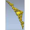 Рельефная декоративная накладка "Рокайль" - 3D модель STL для ЧПУ