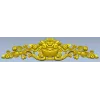 Floral Urn Cartouche STL for CNC