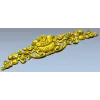 Floral Urn Cartouche STL for CNC