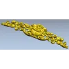 Floral Urn Cartouche STL for CNC