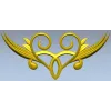 Крылатый вензель - 3D модель STL для ЧПУ