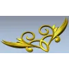 Крылатый вензель - 3D модель STL для ЧПУ