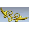 Крылатый вензель - 3D модель STL для ЧПУ