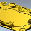 Рокайльный картуш для ЧПУ - STL 3D модель для фрезера