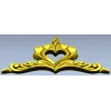 Сердечный вензель - декоративная накладка STL для ЧПУ