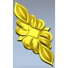 Acanthus Diamond Cartouche - STL 3D model for CNC