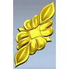 Acanthus Diamond Cartouche - STL 3D model for CNC