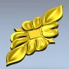 Acanthus Diamond Cartouche - STL 3D model for CNC