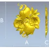 Rose Hearts High-Relief STL for CNC