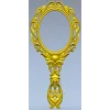Rococo Oval Hand Mirror Frame 3D STL for CNC