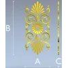 Вертикальный декоративный картуш STL для ЧПУ