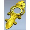 Acanthus Ring Applique STL 3D Model for CNC
