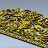 Полукруглый картуш "Флоренция" - 3D модель STL для ЧПУ