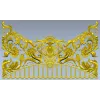Rocaille Crest STL - decorative 3D model for CNC carving