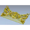 Rocaille Crest STL - decorative 3D model for CNC carving