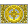 Ornamental Rosette Cross - STL 3D model for CNC router