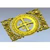Ornamental Rosette Cross - STL 3D model for CNC router
