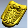 Florentine Acanthus Cartouche - STL 3D Model for CNC