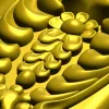 Florentine Acanthus Cartouche - STL 3D Model for CNC