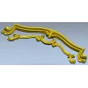 Rococo Cartouche STL for CNC