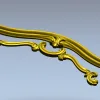 Rococo Cartouche STL for CNC