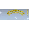 Rococo Cartouche STL for CNC