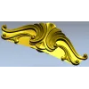Акантовый картуш "Вента" - 3D модель STL для ЧПУ
