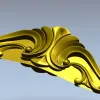 Акантовый картуш "Вента" - 3D модель STL для ЧПУ