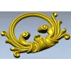 Rococo Acanthus Cartouche 3D STL for CNC