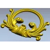 Rococo Acanthus Cartouche 3D STL for CNC